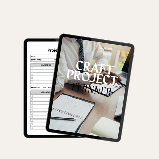 Undated digital planner PDF for productivity