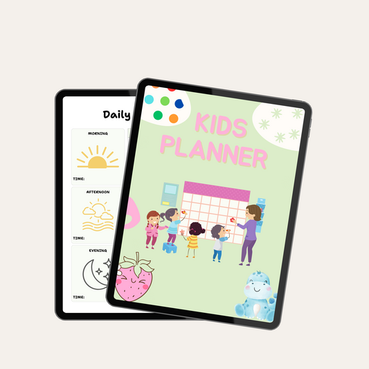 Undated digital planner PDF for productivity