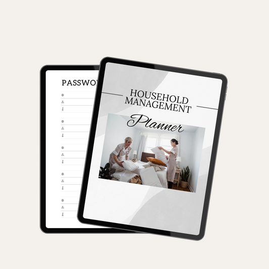 Organize Your Home with Our Essential Household Management Planner