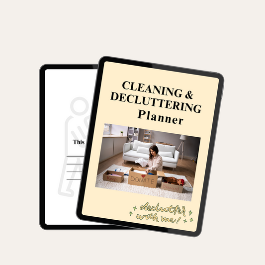 Ultimate Cleaning & Decluttering Planner – Stay Organized & Fresh!