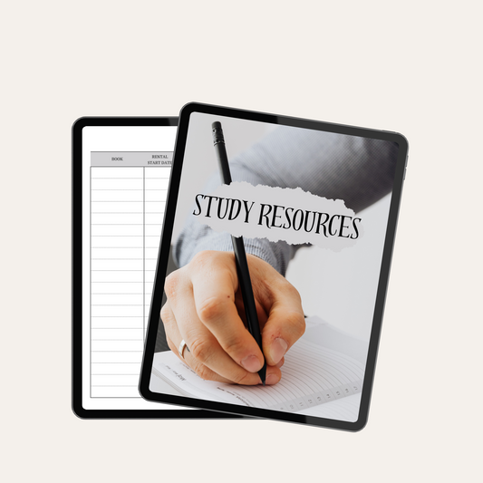 Ultimate Study Resources Planner – Your All-in-One Guide for Notes, Practice Exams, and Academic Success