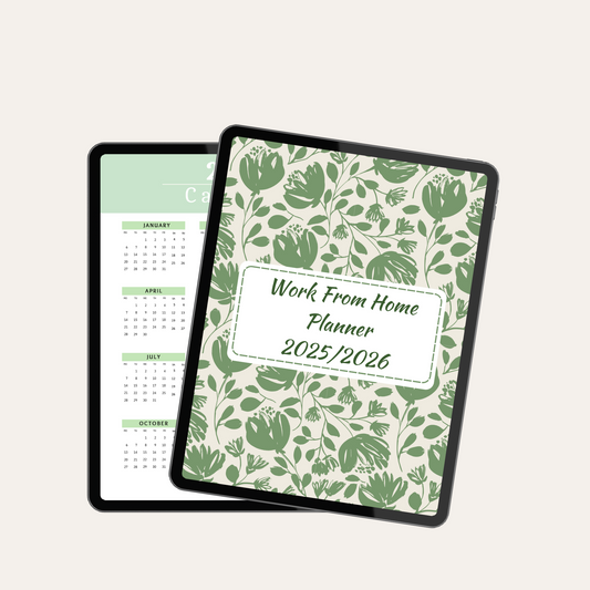 Work from Home Productivity Planner 2025 – Your Ultimate Guide to Remote Work Success