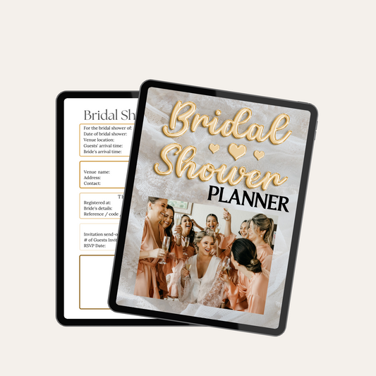 Elegant Bridal Shower Planner – Your Ultimate Event Planning Guide

