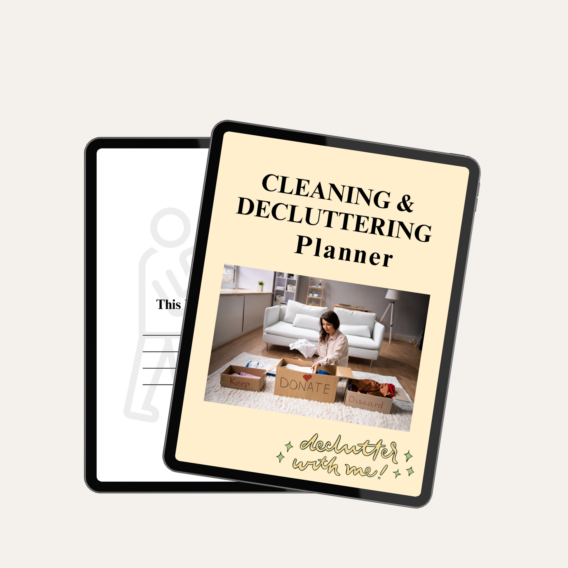 Ultimate Cleaning & Decluttering Planner – Stay Organized & Fresh!


